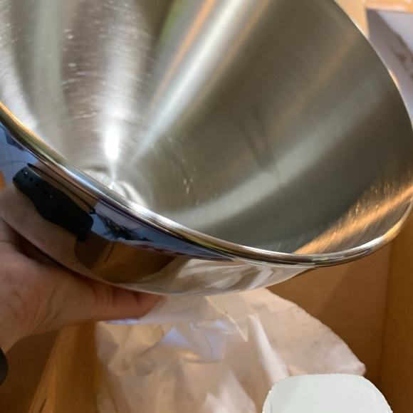 NIB KITCHENAID 3- Quart Stainless Steel Bowl Stand Mixer Accessory - Picture 2 of 2